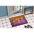 thumbnail image 2 of Halloween Little Witch and Bat Doormat 18x27, 2 of 4