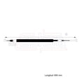 thumbnail image 2 of Cable Chicote Acelerador Compatible Con Toyota Hilux 2.4L 1978 1979 1980 1981 1982 1983 22R Rn34L Rn44L CAHSA Cable Chicote Acelerador, 2 of 6