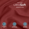 thumbnail image 4 of Bare Home Luxury Duvet Cover and Sham Set - Premium 1800 Collection - Ultra-Soft - Queen, Rosewood, 3-Pieces, 4 of 10