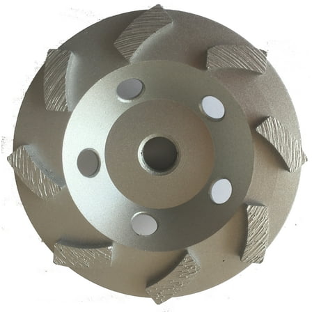 2-Pack 4-Inch Premium Diamond Turbo Cup Wheel CupWheel for Grinding Concrete, Masonry, Stone, 5/8"-11 Thread