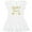 AA-White, variant on Inktastic 4th Birthday Gold 4 Year Old Party Girls Girls Toddler Dress