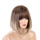 thumbnail image 5 of 12 "Moda Mujer Medio Hasta los hombros Cabello Bob Lob completas para de cosplay Diario - Raíces marrones os Salvador Pelucas cortas de mujer bob, 5 of 10