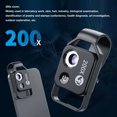 thumbnail image 4 of Phone Microscope with LED Light, 200X Pocket Microscope Camera Attachment with Universal Clip for Most IOS Andriod Phone for Daily Life  Biological Inspections, 4 of 7