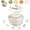 Transparent White, variant on Large Capacity Multi-Function Salad Spinner with Quick Stop Button, Salad Spinner Stainless Steel, Salad Spinner Large, with 5 Blade Slicer Egg Yolk Strainer Shredder (Green)