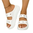 thumbnail image 3 of Orthopedic Sandals for Women Arch Support Recovery Slides Cloud Slippers for Plantar Fasciitis | Extremely Comfort, 40, 3 of 5