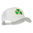 thumbnail image 5 of Clover St. Patrick's Day Embroidered Big Size Trucker Cap - White XL-3XL, 5 of 5