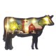 thumbnail image 3 of Estatua Ahuecada Adornos de decoración de estatua de animales 3D con talla hueca LED de madera con luz (ganado) Likrtyny Para estrenar, 3 of 9
