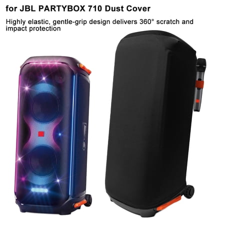 Dust Cover for JBL Partybox 710/720 Portable Party Speaker, Stretch Dust Case Speaker Cover Soft Protective Sleeve with Elastic Band for JBL Partybox 710/720 Speaker