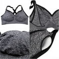 thumbnail image 4 of Women's Wirefree Breastfeeding Bra Maternity Nursing Bra Push Up Pregnant Underwear, 4 of 6