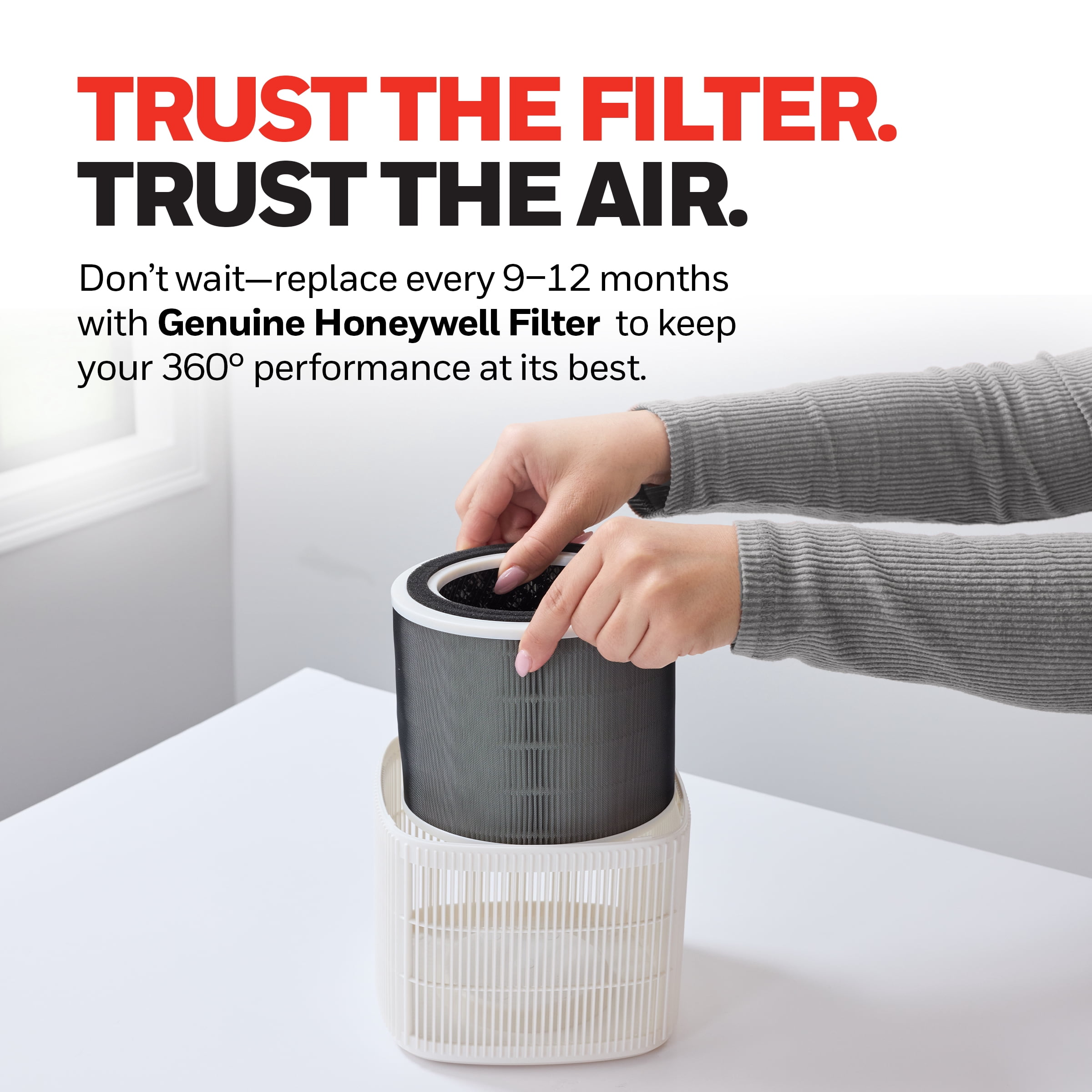 Honeywell 3-in-1 Certified HEPA Replacement Air Purifier Filter “O”, HRFO1