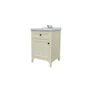 Rustic Antique White 24 Inch Vanity