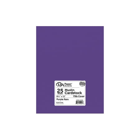 UPC: 0740512100576 | Paper Accents Cardstock 8.5 x 11  Muslin 73lb Purple Rain 25pc