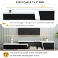 thumbnail image 5 of Modern Rectangle Extendable TV Stand, Wood Entertainment Center Media Console Table TV Cabinet with 2 Drawers and 1 Cabinet, 5 of 8