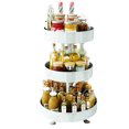 thumbnail image 1 of Kitchen Storage Rack Seasoning Rack Household Seasoning Products Storage Box Multifunctional 360-degree Rotating Floor Storage Rack, 1 of 5