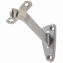 Hillman Builders Hardware 852874 Heavy Duty Handrail Brackets - Satin Chrome