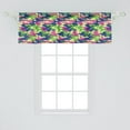 thumbnail image 2 of Ambesonne Abstract Valance Pack of 2, Modern Design Wave, 54"X18", Multicolor, 2 of 4