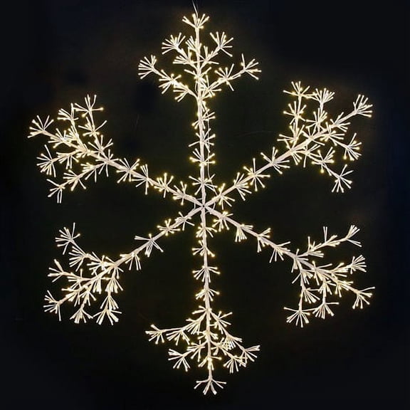 60" LED Sparkler Snowflake Warm White