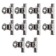 thumbnail image 1 of Clip De Extensión Para Pellizcar Uñas, Metal Firm 10pcs Nail Art Tool Clip De Fibra De Vidrio Para Uñas Para Artista De Uñas Para Salón De Uñas Para El Hogar ANGGREK Otros, 1 of 8
