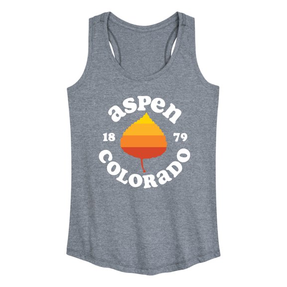 Instant Message - Aspen Colorado 1879 - Women's Racerback Tank Top