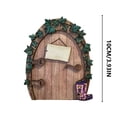 thumbnail image 3 of Mini Puerta Decorativa de Cuento Infantil, Puerta de Cuento, Escalera de Casa, Dormitorio, Decoración de Jardín, Artesanías de Madera., 3 of 5