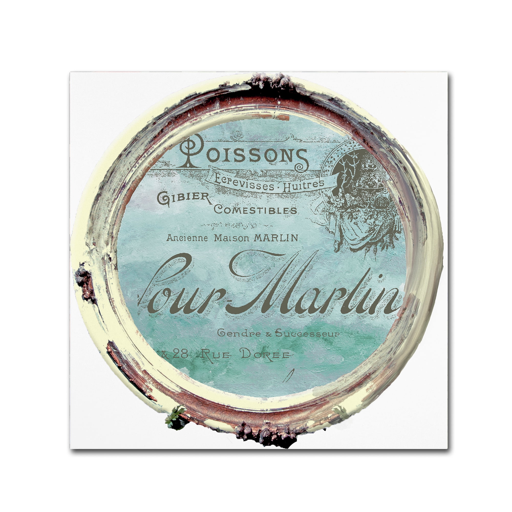 Trademark Fine Art "Paris in Frames 4" Canvas Art by Color Bakery