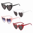 thumbnail image 1 of Gradient Color Lens Heart Shaped Sunglasses for Women - Retro Eye Glasses, 1 of 5