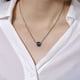 thumbnail image 1 of Collar para mujer, joyería para mujer, joyería para mujer, colgante termocrómico de moda, cuentas naturales, cadena de clavícula de acero inoxidable para mujeres y hombres, un collar, 1 of 5