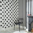 thumbnail image 2 of Black and White Monochrome Stripe Wallpaper, 2 of 4