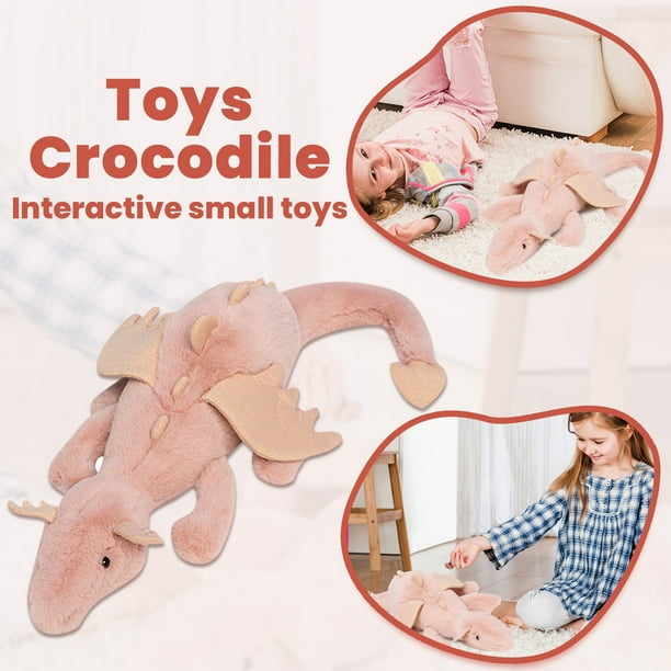 Peluche de Dragón, Juguete de Dragón, Animal de Peluche de Dragón, El Mejor Regalo, Muñeco de Peluche, Peluche de Dragón, Rosa, Animales de Peluche de Dragón Suaves para Niños