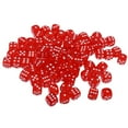 thumbnail image 3 of Pack/100 Pcs Jouets de Société D6 à Six Faces Rouge, 3 of 8