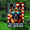 thumbnail image 2 of American Flag-Funny German Shepherd Dog American Flag , Garden Flag USA Flags Premium Polyester-Decorative Indoor Outdoor Flag, 2 of 9