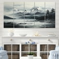 thumbnail image 2 of Designart "Beach Photo Mountain I" Landscapes Wall Art Prints Set, 2 of 5