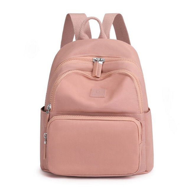 Mochila informal de moda para mujer, de color sólido, para estudiantes universitarios, de viaje, de gran capacidad, pequeña