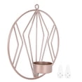 thumbnail image 1 of Candelabro Innovador Geométrico Redondo Montado En La Pared Adorno De Candelabro Oro Rosa, 1 of 14