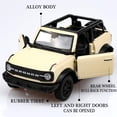 thumbnail image 3 of Juguete retráctil Diecast Car TOKAXI Ford Bronco a escala 1/36, 3 of 6