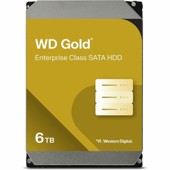 WD Gold WD6004FRYZ 6 TB Hard Drive 3.5" Internal SATA SATA/600