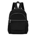 thumbnail image 3 of LAVA Mini Backpack Purse for Women, Lightweight Waterproof Nylon Travel Daypack (Black), 3 of 8