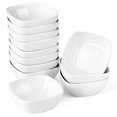 thumbnail image 1 of MALACASA 5 oz Porcelain Dip Bowls Set, 12 Pack Ramekins, Dipping Sauce Dishes, Stackable Ramekins for Pudding, Souffle, Creme Brulee, Dessert, Snack, Charcuterie Boards accessories, Oven Safe, 1 of 8