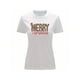 thumbnail image 2 of Playera Blusa Con Estampado Merry Christmas Estilo Animal Print Ropa Para Mujer Color Blanco Talla Grande Marca Emil SaEs, 2 of 4