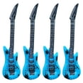 thumbnail image 1 of Large Inflatable Blow Up Guitar Kids Toy Fancy Dress Party Stage Props Children's Simulation Inflatable Musical Instrument 4pcs, 1 of 1