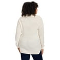 thumbnail image 2 of Avenue Women's Plus Size Half-Zip Pullover Sweater, 2 of 2