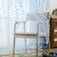 thumbnail image 3 of Hojas Garland Tulle Cortina Cortina Bufanda Ventana Bufanda Bufanda Decorativa, Tamaño 100pcs 200cm Azul Gloria Cortina decorativa para el hogar, 3 of 9