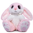 thumbnail image 2 of Peluche de conejo HO-EF de 8.5 cm con orejas caídas para niños, rosa + gris, 2 of 7