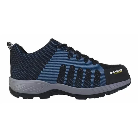 Tenis Choclo Industrial Caribu 325 Azul Gris con casco