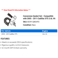 thumbnail image 2 of Conversion Gasket Set - Compatible with 2005 - 2011 Cadillac STS 3.6L V6 2006 2007 2008 2009 2010, 2 of 2