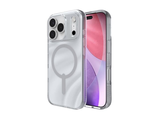 ZAGG Milan Snap - Back cover for cell phone - MagSafe compatibility - graphene - swirl glitter - for Apple iPhone 17 Pro