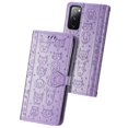 thumbnail image 1 of Funda Cartera FOXDOCK para Samsung Galaxy S20FE , Flip PU con Relieve de Gatos y Perros, Tarjetero y Soporte, 1 of 6