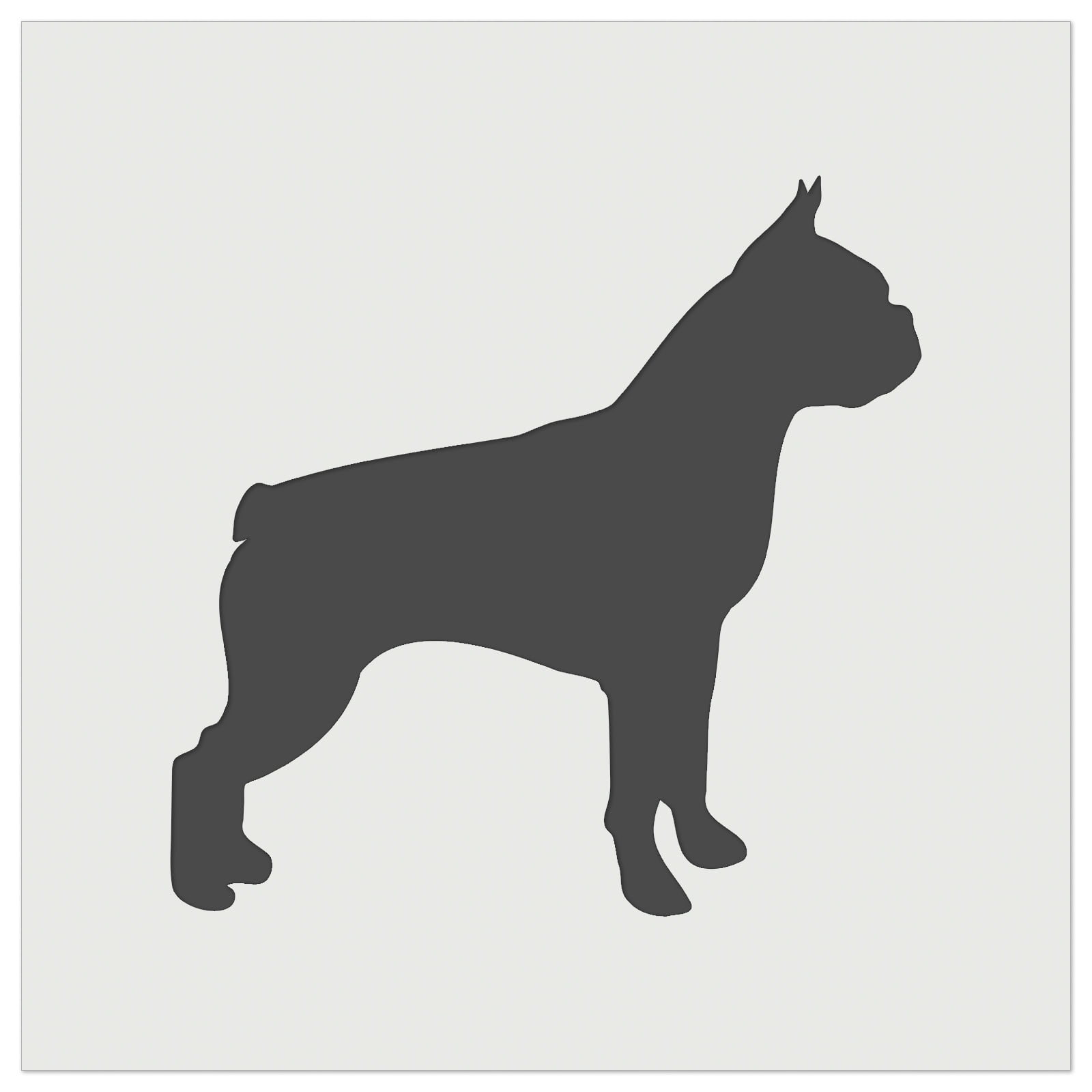 Boston Terrier Dog Solid DIY Cookie Wall Craft Stencil - 7.0 Inch