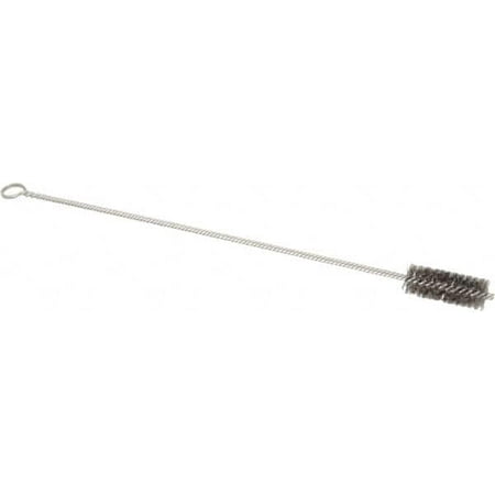 

Made in USA 2-1/2 Long x 1 Diam Stainless Steel Twisted Wire Bristle Brush