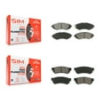 thumbnail image 1 of SIM Front Rear Semi-Metallic Brake Pads Kit for Car Chevrolet Optra Suzuki Forenza Reno KSM-100022, 1 of 8
